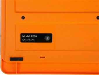 Клавиатура + мышь A4Tech Fstyler F1010 клав:черный/оранжевый мышь:черный/оранжевый USB Multimedia (F1010 ORANGE) - купить недорого с доставкой в интернет-магазине