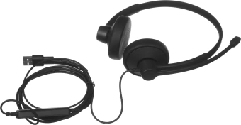 Наушники с микрофоном Epos Impact 100 UC Stereo черный накладные USB оголовье (1001420) - купить недорого с доставкой в интернет-магазине