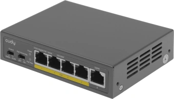 Коммутатор Cudy GS1005P (L2) 5x1Гбит/с 5PoE 60W неуправляемый - купить недорого с доставкой в интернет-магазине