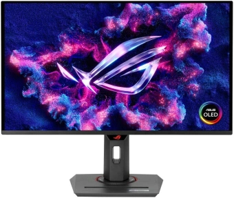 Монитор Asus 26.5" ROG Strix XG27UCDMG черный QD OLED LED 16:9 HDMI матовая HAS Piv 450cd 178гр/178гр 3840x2160 240Hz FreeSync Premium DP Quad 4K (2160p) USB 7.44кг - купить недорого с доставкой в интернет-магазине