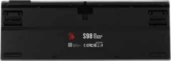 Клавиатура A4Tech S98 Sports механическая синий/белый USB for gamer LED (S98 SPORTS NAVY BLMS RED PLUS) кабель 1.8м - купить недорого с доставкой в интернет-магазине