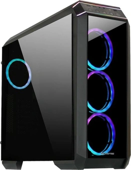 Корпус Chieftec Stallion II черный без БП ATX 2x120mm 2x140mm 1x180mm 1xUSB2.0 audio bott PSU - купить недорого с доставкой в интернет-магазине
