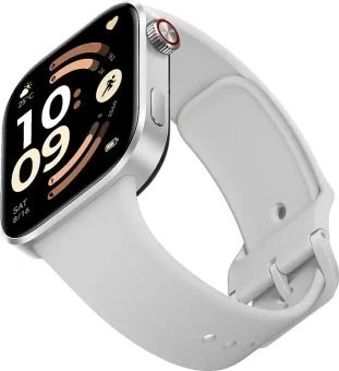 Смарт-часы Xiaomi Redmi Watch 6 2.07" AMOLED корп.серебристый рем.серый разм.брасл.:135-205мм (BHR08CUGL) - купить недорого с доставкой в интернет-магазине