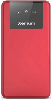 Мобильный телефон XENIUM X600 красный моноблок 1.77" 128x160 Nucleus 0.3Mpix GSM900/1800 MP3 - купить недорого с доставкой в интернет-магазине