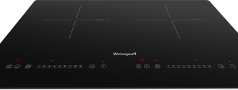Индукционная варочная поверхность Weissgauff HI 412 H черный - купить недорого с доставкой в интернет-магазине