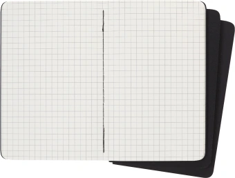 Блокнот Moleskine CAHIER JOURNAL QP312 Pocket 90x140мм обложка картон 64стр. клетка черный (3шт) - купить недорого с доставкой в интернет-магазине