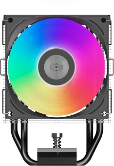 Устройство охлаждения(кулер) PcCooler R400 BK ARGB Soc-AM5/AM4/1200/1700/1851 черный 4-pin Al+Cu 180W Ret (R400-BKAWYX-US) - купить недорого с доставкой в интернет-магазине