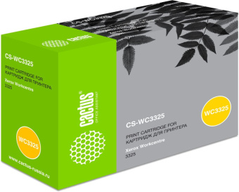 Картридж лазерный Cactus CS-WC3325 106R02312 черный (11000стр.) для Xerox WorkCentre 3325 - купить недорого с доставкой в интернет-магазине