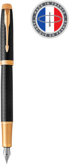 Ручка перьев. Parker IM Premium F323 (CW1931646) Black GT F сталь нержавеющая подар.кор. - купить недорого с доставкой в интернет-магазине
