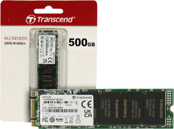 Накопитель SSD Transcend SATA III 500GB TS500GMTS825S 825S M.2 2280 0.3 DWPD - купить недорого с доставкой в интернет-магазине