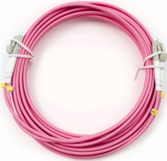 Патч-корд Cabeus FOP-50-OM4-LC-LC-5M 2x50/125 OM4 LC дуплекс-LC дуплекс 5м LSZH розовый - купить недорого с доставкой в интернет-магазине