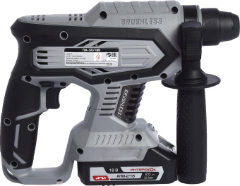 Перфоратор Интерскол ПА-24/18В без АКБ и ЗУ патрон:SDS-plus уд.:2.2Дж аккум. (кейс в комплекте) - купить недорого с доставкой в интернет-магазине