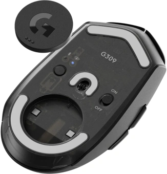 Мышь Logitech G309 Lightspeed черный оптическая 25600dpi беспров. BT 6but (910-007201) - купить недорого с доставкой в интернет-магазине