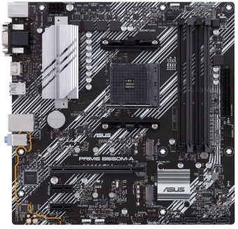 Материнская плата Asus PRIME B550M-A Soc-AM4 AMD B550 4xDDR4 mATX AC`97 8ch(7.1) GbLAN RAID+VGA+DVI+HDMI - купить недорого с доставкой в интернет-магазине