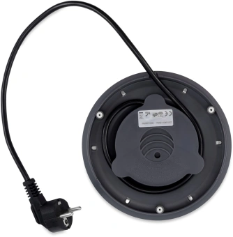 Чайник электрический Hyundai HYK-S7777 1.7л. 2200Вт графит/серебристый корпус: металл - купить недорого с доставкой в интернет-магазине