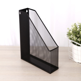 Лоток вертикальный Deli E9186 для бумаг 250х73х316мм черный металл сетка - купить недорого с доставкой в интернет-магазине