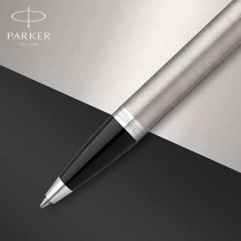 Ручка шариков. Parker IM Essential K319 (CW2143631) Brushed Metal CT M син. черн. подар.кор. - купить недорого с доставкой в интернет-магазине