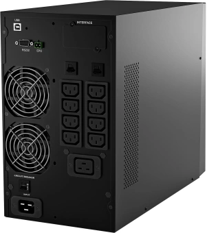 Источник бесперебойного питания Powercom Macan Plus MAC3000TIN 3000Вт 3000ВА черный - купить недорого с доставкой в интернет-магазине
