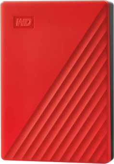 Жесткий диск WD USB3.2 Gen1 5TB WDBPKJ0050BRD-WESN My Passport 2.5" красный - купить недорого с доставкой в интернет-магазине