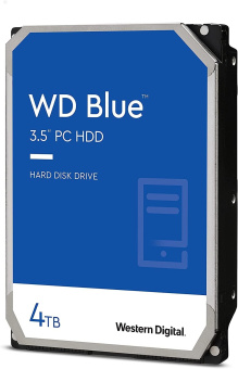 Жесткий диск WD SATA-III 4TB WD40EZAX Desktop Blue (5400rpm) 256Mb 3.5" - купить недорого с доставкой в интернет-магазине