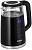 Чайник электрический Kitfort КТ-6611 1.7л. 2200Вт черный/серебристый корпус: стекло/пластик
