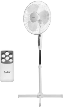 Вентилятор напольный Ballu BFF-840 45Вт скоростей:3 ПДУ белый - купить недорого с доставкой в интернет-магазине