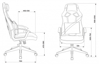 Кресло игровое Zombie DRIVER черный/красный эко.кожа с подголов. крестов. пластик - купить недорого с доставкой в интернет-магазине