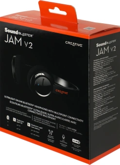 Наушники с микрофоном Creative Jam V2 черный накладные BT оголовье (51EF0950AA000) - купить недорого с доставкой в интернет-магазине