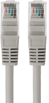 Патч-корд Rexant 18-8006 UTP RJ-45 вил.-вилка RJ-45 кат.5E 3м серый LSZH (уп.:1шт) - купить недорого с доставкой в интернет-магазине