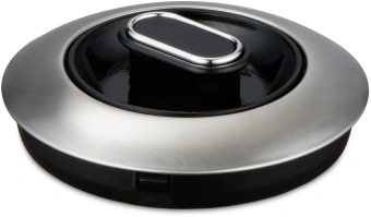 Чайник электрический Hyundai HYK-S5806 1.7л. 2200Вт серебристый матовый/черный корпус: металл - купить недорого с доставкой в интернет-магазине