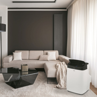 Кондиционер мобильный Ballu Smart Wind BPAC-09 SW/N1 белый площ.24м2 - купить недорого с доставкой в интернет-магазине