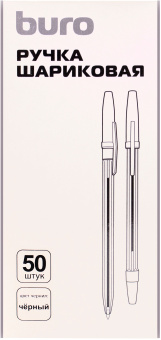 Ручка шариков. Buro Basic прозрачный d=0.7мм черн. черн. кор.карт. сменный стержень линия 0.5мм - купить недорого с доставкой в интернет-магазине