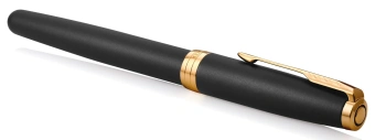 Ручка роллер Parker Sonnet Core T528 (1931518) Matte Black GT F черн. черн. подар.кор. - купить недорого с доставкой в интернет-магазине