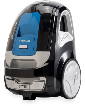 Пылесос Hyundai HYV-C2530 2200Вт черный/синий - купить недорого с доставкой в интернет-магазине