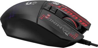 Мышь A4Tech Bloody W60 Max Mini черный/рисунок оптическая 12000dpi USB 9but - купить недорого с доставкой в интернет-магазине