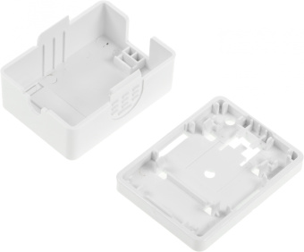 Коробка Lanmaster TWT-SA1-WH настенная 62x67x30мм крышка Keystone ПВХ белый - купить недорого с доставкой в интернет-магазине