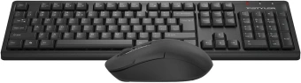 Клавиатура + мышь A4Tech Fstyler FG1200 клав:черный мышь:черный USB беспроводная Multimedia - купить недорого с доставкой в интернет-магазине