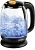 Чайник электрический Kitfort КТ-625-4 1.7л. 2200Вт черный/желтый корпус: стекло/пластик