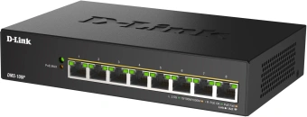 Коммутатор D-Link DMS-108P/A1A 8x2.5Гбит/с 8PoE 230W неуправляемый - купить недорого с доставкой в интернет-магазине