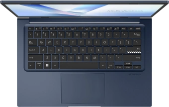 Ноутбук Asus VivoBook 14 X1404VA-I712512 Core i7 1355U 12Gb SSD512Gb Intel Iris Xe graphics 14" IPS FHD (1920x1080) Windows 11 Home Multi Language blue WiFi BT Cam (90NB10I1-M016A0) - купить недорого с доставкой в интернет-магазине