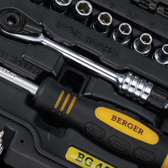 Набор инструментов Berger BG049-14 49 предметов (жесткий кейс) - купить недорого с доставкой в интернет-магазине