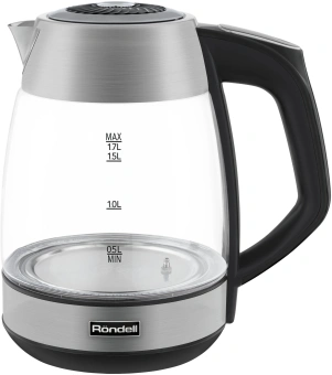Чайник электрический Rondell RDE-1004 1.7л. 2200Вт корпус: стекло/металл - цена, купить или заказать с доставкой в интернет-магазине Чайник электрический Rondell RDE-1004 1.7л. 2200Вт корпус: стекло/металл - купить недорого с доставкой в интернет-магазине