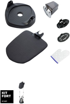 Отпариватель напольный Kitfort КТ-927 2100Вт серебристый - купить недорого с доставкой в интернет-магазине