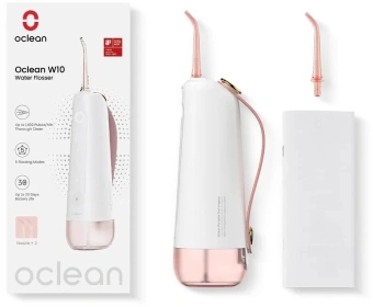 Ирригатор Oclean W10 импульсн. 2насад. розовый - купить недорого с доставкой в интернет-магазине