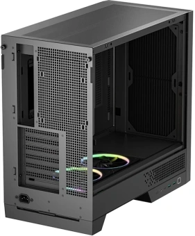 Корпус Deepcool CL600 черный/коричневый без БП ATX 4x120mm 5x140mm 2xUSB3.0 audio bott PSU - купить недорого с доставкой в интернет-магазине