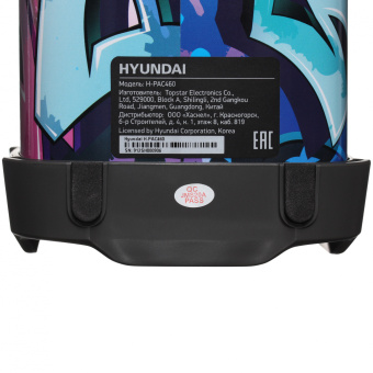 Колонка порт. Hyundai H-PAC460 черный 9W 1.0 BT/3.5Jack/USB 10м 1500mAh - купить недорого с доставкой в интернет-магазине