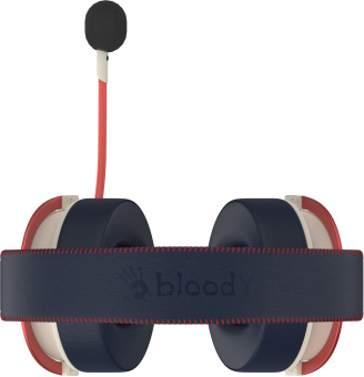 Наушники с микрофоном A4Tech Bloody M595 Proxy Boom бежевый/черный 2.3м мониторные USB оголовье (M595) - купить недорого с доставкой в интернет-магазине