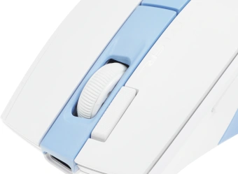 Мышь A4Tech Fstyler FG45CS Air2 голубой/белый оптическая 2000dpi silent беспров. USB для ноутбука 7but (FG45CS AIR2 USB (ICY BLUE)) - купить недорого с доставкой в интернет-магазине