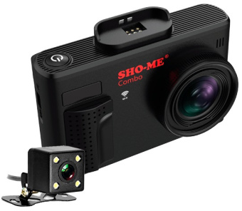 Видеорегистратор с радар-детектором Sho-Me Combo Note WiFi DUO GPS ГЛОНАСС черный - купить недорого с доставкой в интернет-магазине