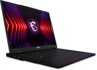 Ноутбук MSI Raider A18 HX A9WJG-216RU Ryzen 9 9955HX3D 64Gb SSD2Tb NVIDIA GeForce RTX 5090 24Gb 18" IPS UHD+ (3840x2400) Windows 11 Home black WiFi BT Cam (9S7-182L72-216) - купить недорого с доставкой в интернет-магазине